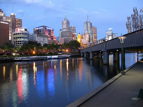 Melbourne e il fiume Yarra