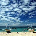 La spiaggia di Nusa Dua a Bali La spiaggia di Nusa Dua a Bali