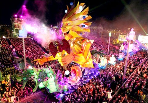 Carnevale a Nizza, in Francia