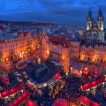 Mercatino natalizio a Praga.