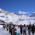 Sciare a Cervinia.