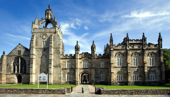 La bellissima King's College Chapel dell'Università di Aberdeen.