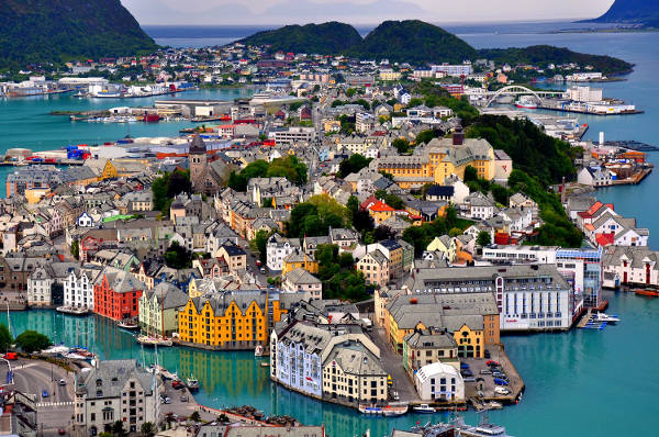 Alesund in Norvegia.