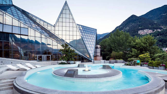 Le terme di Caldea in Andorra.