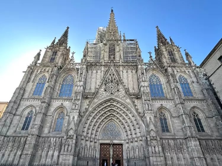 La Cattedrale di Barcellona.