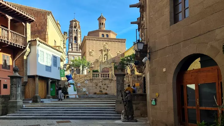 Il Villaggio Spagnolo di Montjuic.