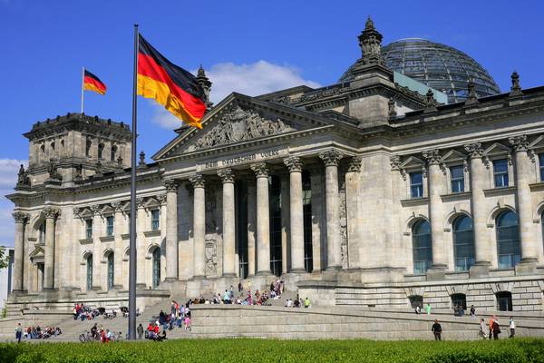 Il Palazzo del Reichstag di Berlino, parlamento tedesco.