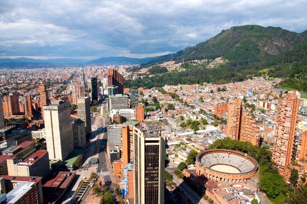 Bogota, la capitale della Colombia.