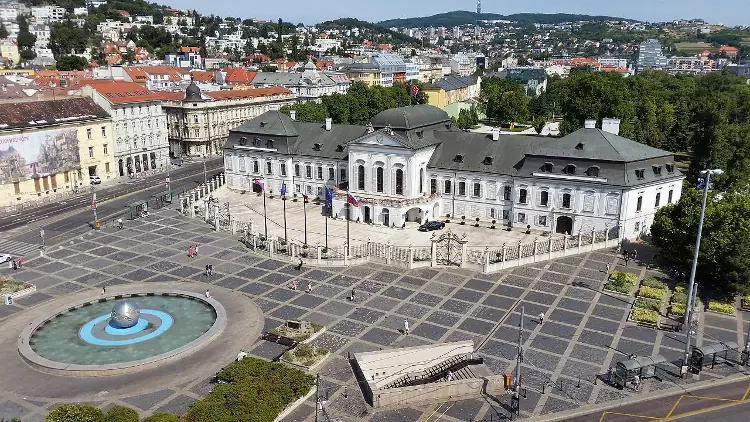 Palazzo Grassalkovich a Bratislava.