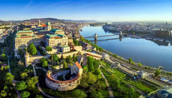 Vista di Budapest, la capitale dell'Ungheria.