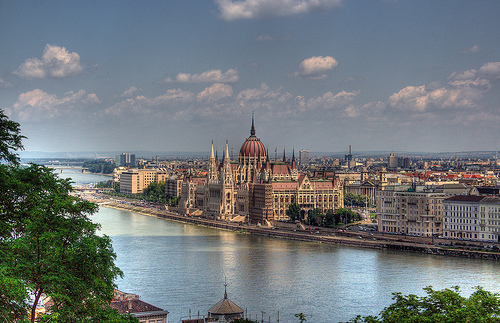 Budapest, il palazzo del Parlamento