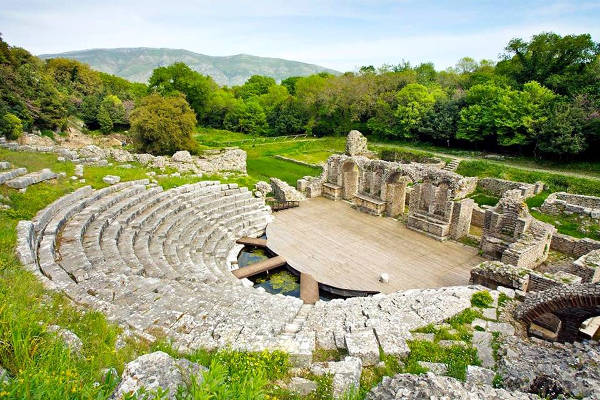 Parco archeologico di Butrinto in Albania.