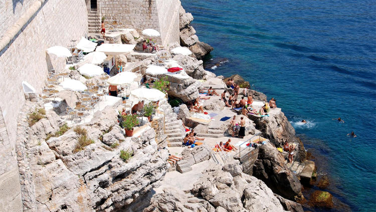 Spiaggia di buza dubrovnik.