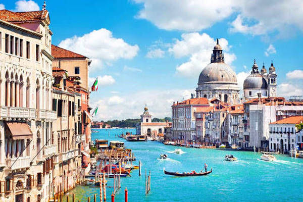 Il Canal Grande a Venezia.