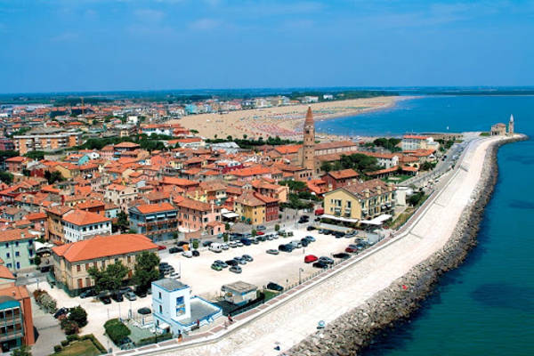 La splendida cittadina di Caorle vicino Venezia.