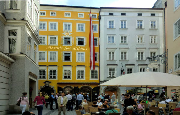 La casa-museo di Mozart a Salisburgo.