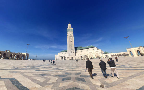 La moschea di Hassan II a Casablanca.