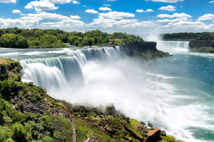 Le famose Cascate del Niagara in Canada.
