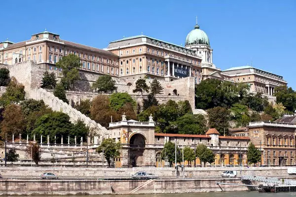 Il castello o fortezza di Buda, da visitare a Budapest.