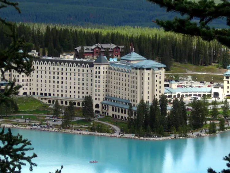 Chateau Lake Louise in Alberta, Canada.