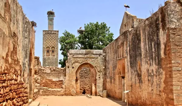 La cittadella di Chellah vicino Rabat.