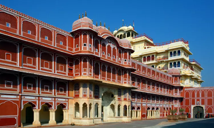Parte del grandissimo City Palace di Jaipur.