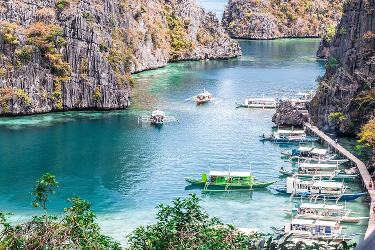 Coron sull'isola di Palawan.