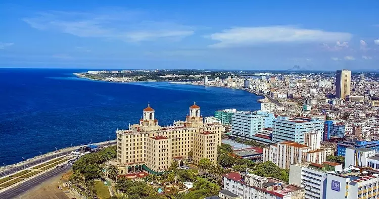 L'Avana, capitale di Cuba affacciata sulla costa settentrioonale dell'isola.