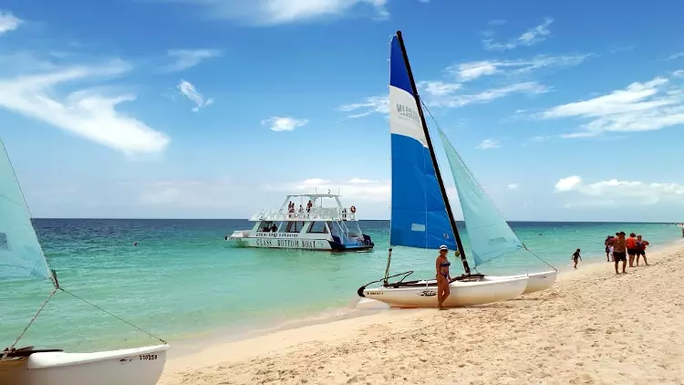 Una bellissima spiaggia caraibica di Cayo Coco.