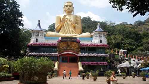 Il tempio di Dambulla in Sri Lanka.