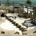 Resti romani a Dougga in Tunisia.