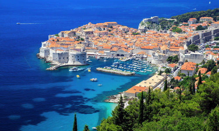 Dubrovnik in Croazia.