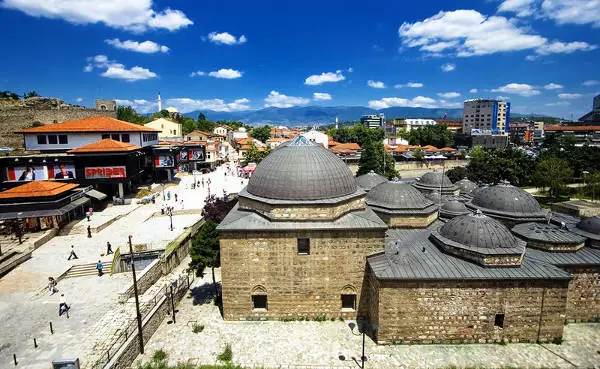 I bagni Daut Pascià che ospitano la Galleria nazionale di Skopje.