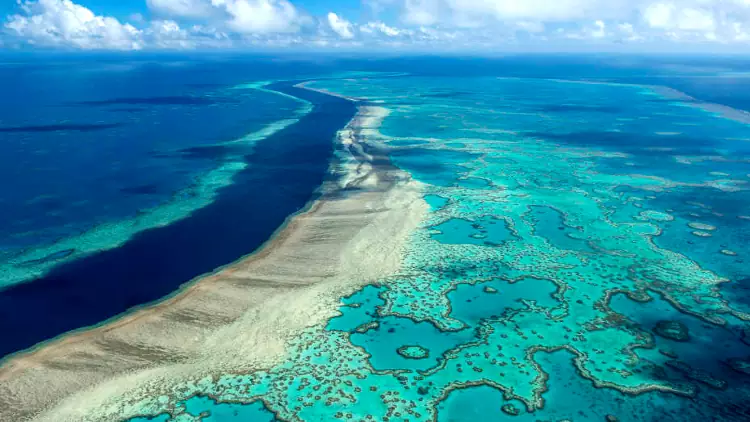 Il favoloso scenario della Grande Barriera Corallina.