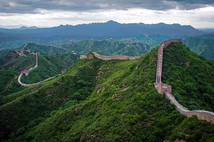 La grande muraglia cinese.