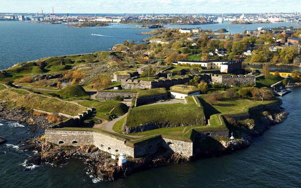 La fortezza di Suomenlinna a Helsinki.