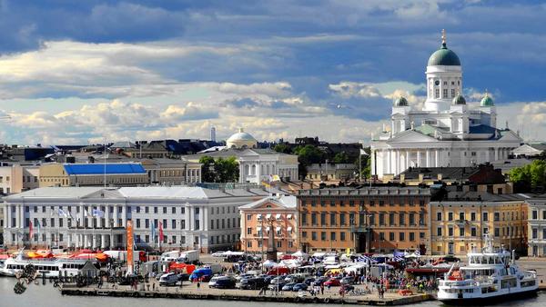 La cattedrale di Helsinki in Finlandia.