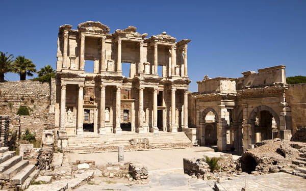 Sito archeologico dell'antica Hierapolis, vicino Pamukkale.