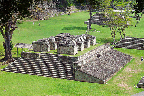 Le rovine di Copan in Honduras.