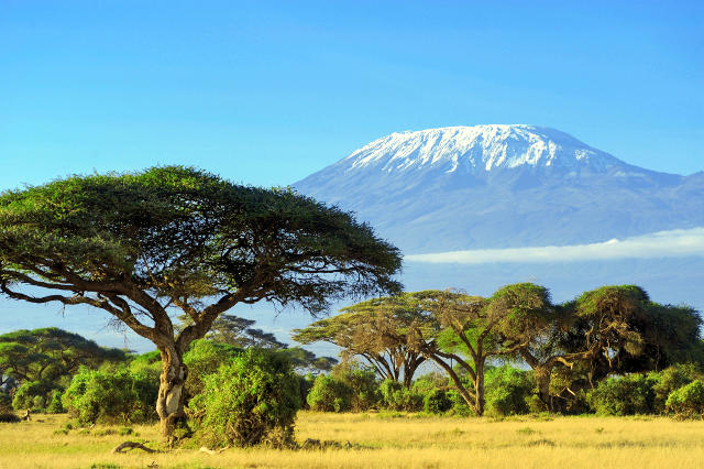 Il Kilimangiaro in Tanzania.