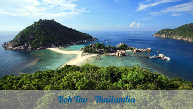 Isola di Koh Tao in Thailandia.