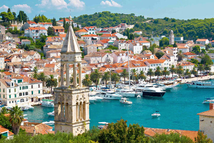 Vacanze in Croazia, vista di Korcula.