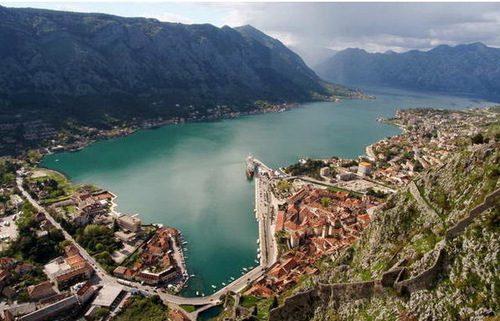 Kotor in Montenegro, la baia di Cattaro