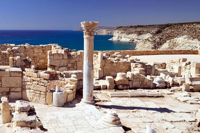 Il sito archeologico di Kourion vicino Limassol.