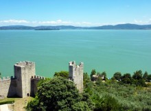 Vista sul Lago Trasimeno.