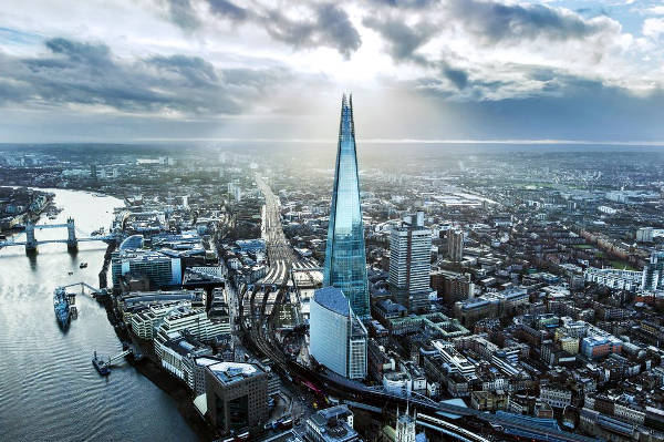 Il grattacielo The Shard da vedere assolutamente è il più alto di Londra.