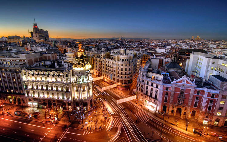 Visitare Madrid la capitale della Spagna.