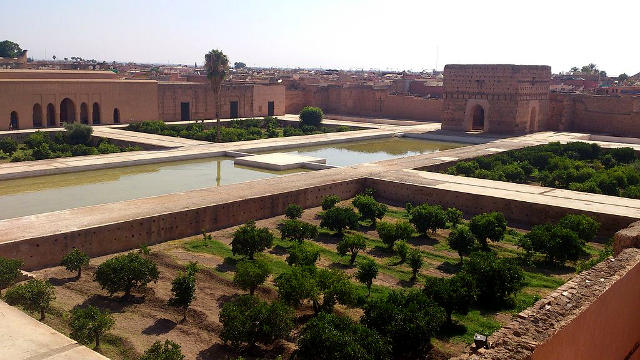 Palazzo El Badi a Marrakech in Marocco.