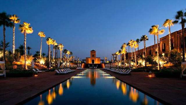 Hotel a Marrakech in Marocco.