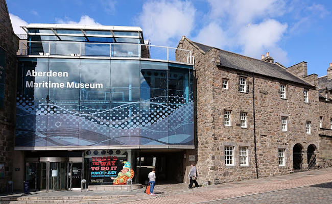 Il Museo Marittimo di Aberdeen è uno dei luoghi da vedere durante un viaggio nella città scozzese.